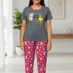 Womens Pyjama Set Top And Bottom